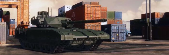 Скриншот танка Армата в игре Armored Warfare