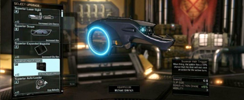 Модификация оружия в игре XCOM 2