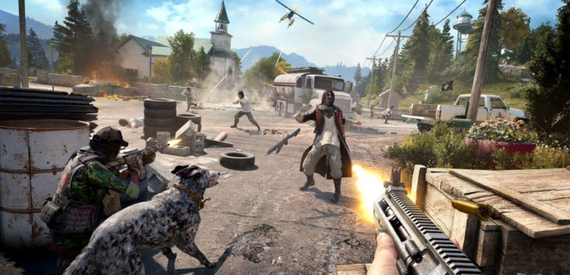 Скриншот перестрелки в Far Cry 5
