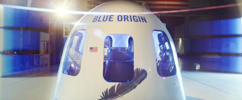 Фото космического аппарата Blue Origin